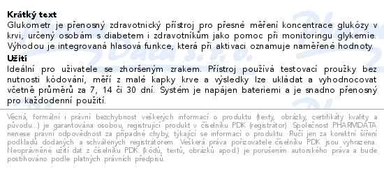 Příbalový leták - Wellion GALILEO audio glukometr oranžový