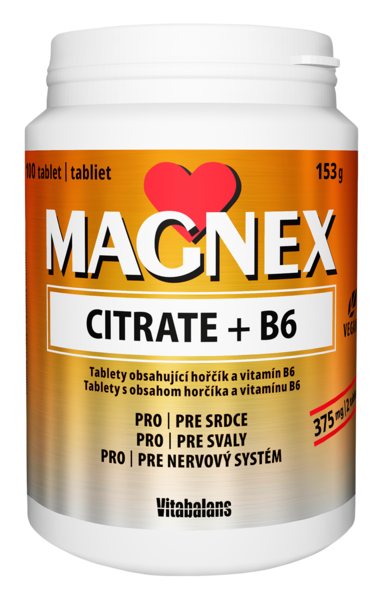 Magnex Citrate + B6_375mg_N100