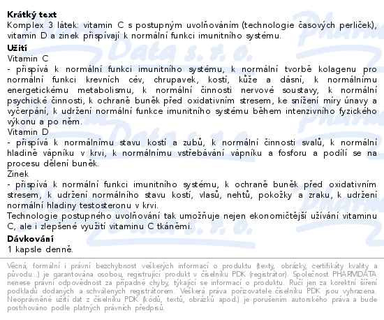 Příbalový leták - Cetebe IMMUNITY Forte 60 kapslí