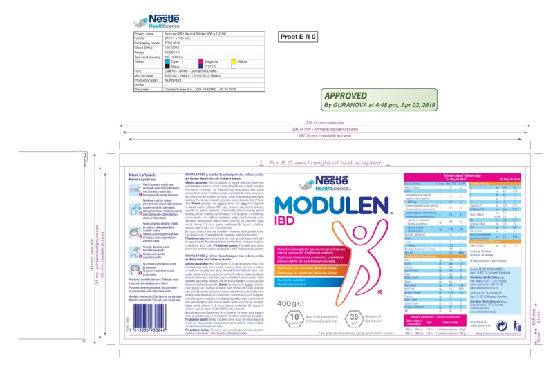 Příbalový leták (SUKL) - Modulen IBD por.plv.sol.1x400g