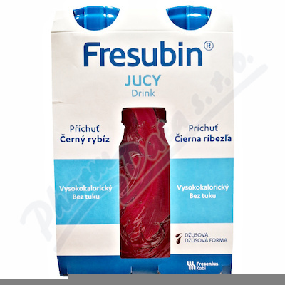 Fresubin Jucy drink černý rybíz por.sol.4x200ml