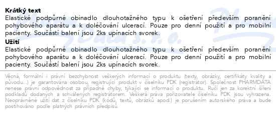 Příbalový leták - Obin. pruž. CZIDEÁL TEX 14cmx5m/+2ks upín.sponek
