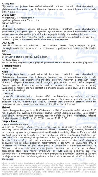 Příbalový leták - ORTHO HELP complete tbl.180