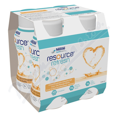 Resource Refresh brosk.-mátový čaj por.sol.4x200ml