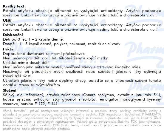 Příbalový leták - Tukožroutky cps.50+10