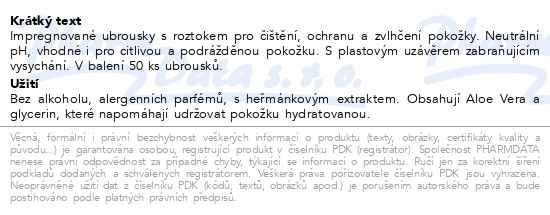 Příbalový leták - MoliCare Skin Vlhčené ubrousky 3v1 50ks