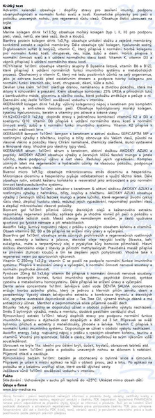 Příbalový leták - Adventní kalendář Biomedica