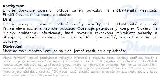 Příbalový leták - DERMEDIC Cicatopy emulze na mytí rukou 300ml