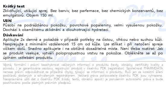Příbalový leták - ISISPHARMA Xerolan spray 150ml