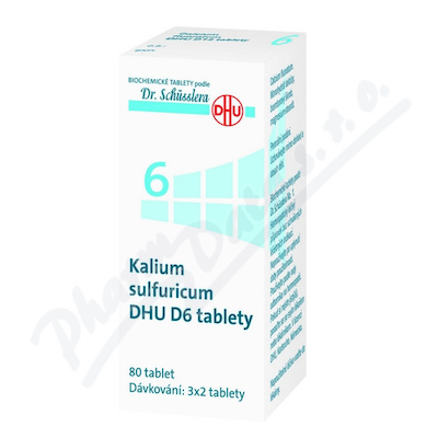 No.6 Kalium sulfuricum DHU D6 80 tablet