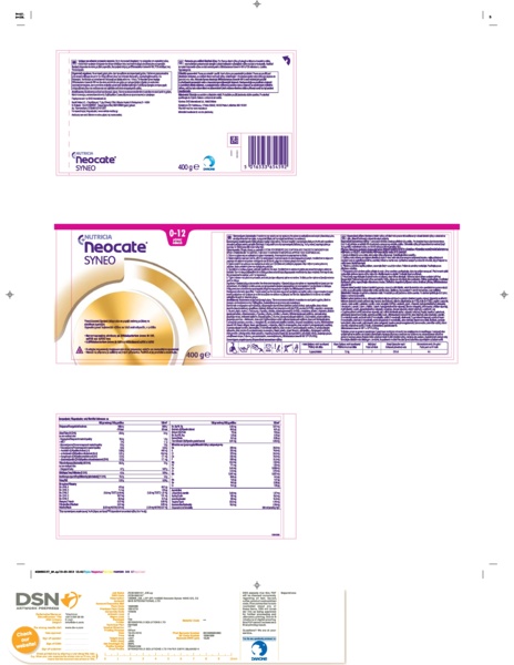Příbalový leták (SUKL) - Neocate Syneo por.plv. 1x400g