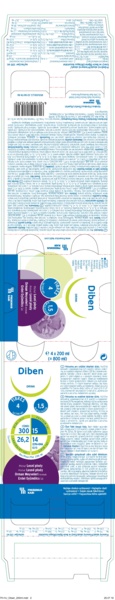 Příbalový leták (SUKL) - Diben drink lesní plody por.sol.4x200ml