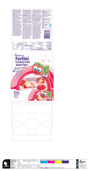 Příbalový leták (SUKL) - Fortini Creamy Fruit MF červené ovoce 4x100g