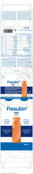 Příbalový leták (SUKL) - Fresubin Pro Drink př.tropic.ovoce por.sol.4x200ml
