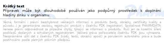 Příbalový leták - Tbl.Zinek GLO tbl.100