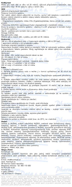 Příbalový leták - Nutrilon Advanced 5 2x500g