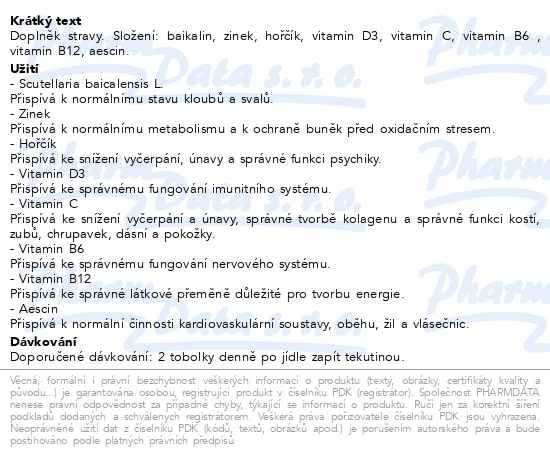Příbalový leták - Biomin RESTART covital DAY tob.60