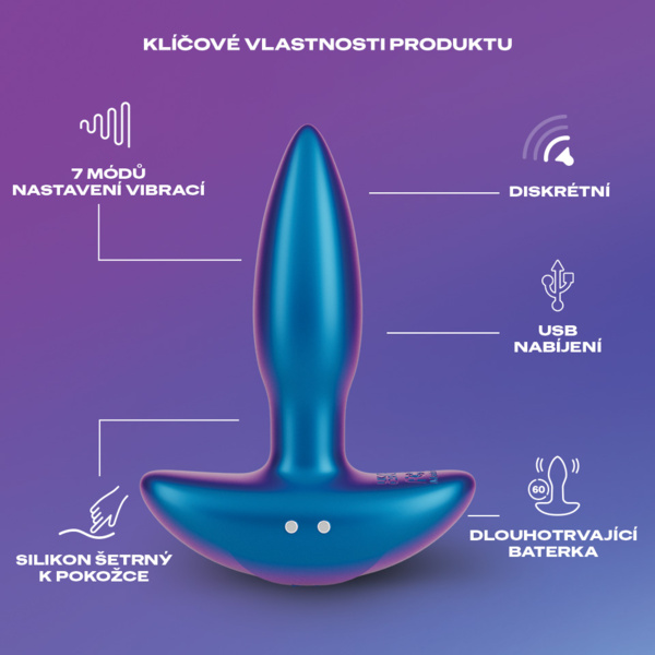 5900627107562 DUREX Plax Vibrační anální kolík 1