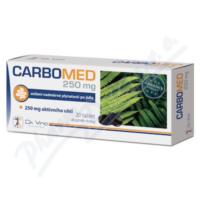 Carbomed 250 mg Da Vinci Pharma 20 tablet