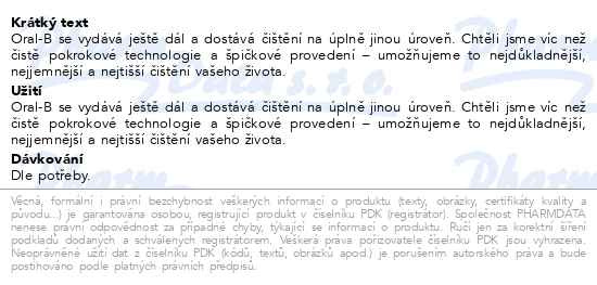 Příbalový leták - Oral-B iO Series 9 Black Onyx elektrický kartáček