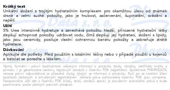Příbalový leták - EUCERIN UreaRepair tělové mléko 5%Urea 250ml