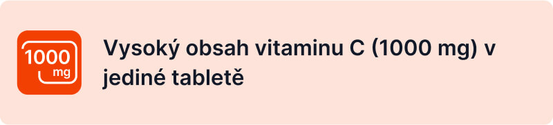 Vysoký obsah vitaminu C