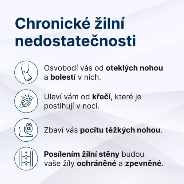 Účinky Diozenu_Chronické žilní nedostatečnosti