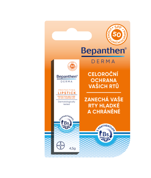 Bepanthen Derma balzám na rty SPF50 4,5 g