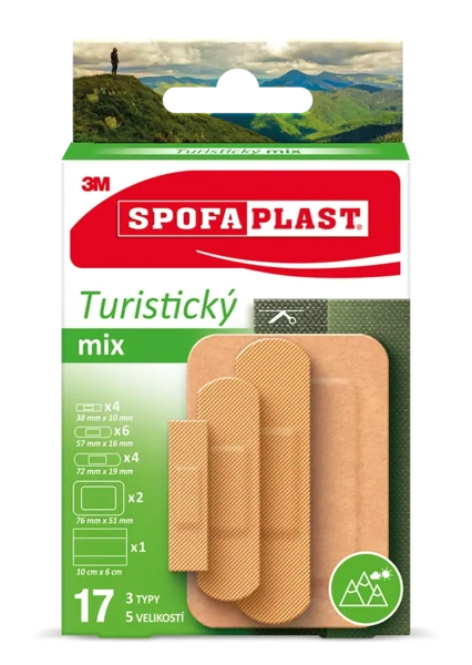 6234_3M SPOFAPLAST 604 TURISTICKY MIX NAPLASTI