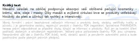 Příbalový leták - PALSAR7 Masážní váleček na obličej (růženín)