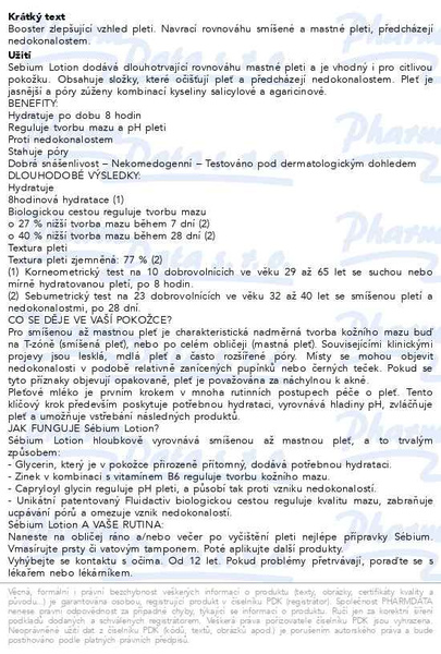 Příbalový leták - BIODERMA Sébium Lotion 200ml