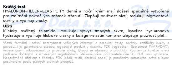 Příbalový leták - Eucerin HYALURON-FILLER+ELASTICITY Vánoce 2025