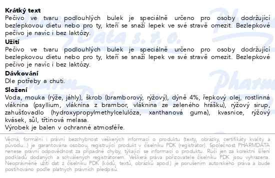 Příbalový leták - Allnature Bezlepkové bulky s dýňovými semínky 100g