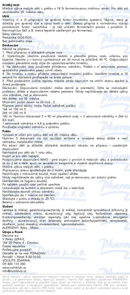 Příbalový leták - Nutrilon Advanced 5 2x500g