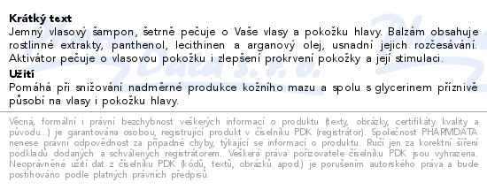 Příbalový leták - Capillan Original darkova sada Fagron