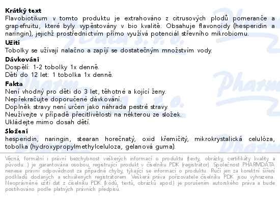 Příbalový leták - iProbio Mikrobióm+ 60 tablet