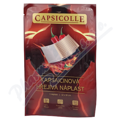 Kapsaicinová hřej.náplast 12x18cm 1ks CAPSICOLLE