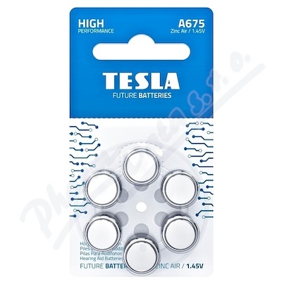 TESLA BATTERIES A675 Hearing AID (PR44) 6ks