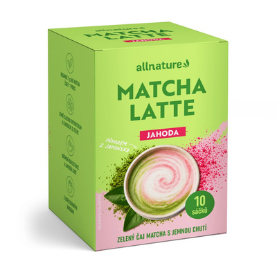 allnature-matcha-latte-jahoda-10-x-20-g