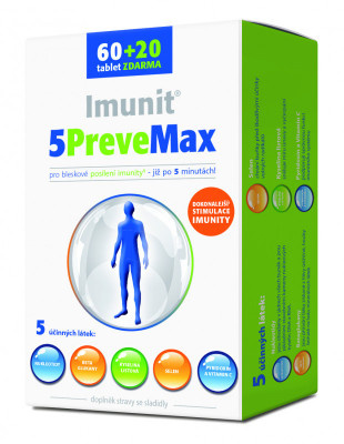 5PreveMax Imunit nukleotidy + beta-glukan 60+20 tbl CMYK_PDK 3165702.jpg