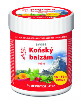 Koňský balzám SWISS hřejivý 500 + 50 ml CMYK_PDK 8594059731494.jpg