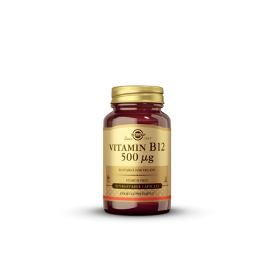 Solgar_Vitamin B12 500_50kaps_033984032095