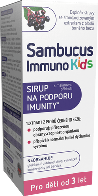 Sambucus Immuno Kids Sirup CZ (L)