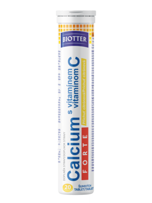 Biotter Calcium s vit. C FORTE citron