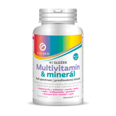 Multivitamín Minerál tbl 60+30 Galmed kopie