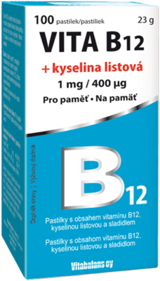 Vita B12 + Folic acid_N100_CZ-SK_package_03488-1