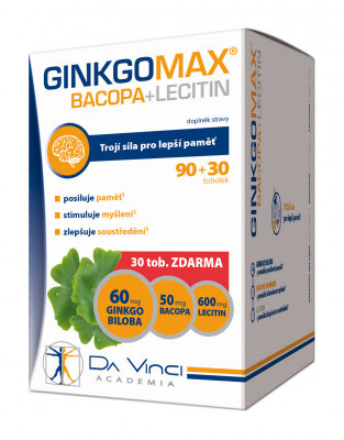 GinkgoMAX Bacopa + Lecitin Da Vinci Academia tob.90+30zdm RGB_PDK 4531357.jpg