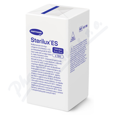 Gáza kompr.nest.Sterilux ES 5x5cm/100ks 13vl8vrs