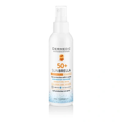 DERMEDIC SUNBRELLA BABY SPF 50+ mleczko ochronne w sprayu, 150 ml