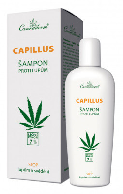 Cannaderm-Capillus-šampon-proti-lupům-NEW-150ml_krabička_lahvička_RGB.JPG